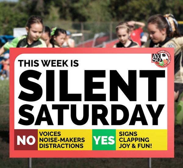 This week is Silent Saturday. No: voices, noise-makers, distractions. Yes: signs, clapping, joy and fun.